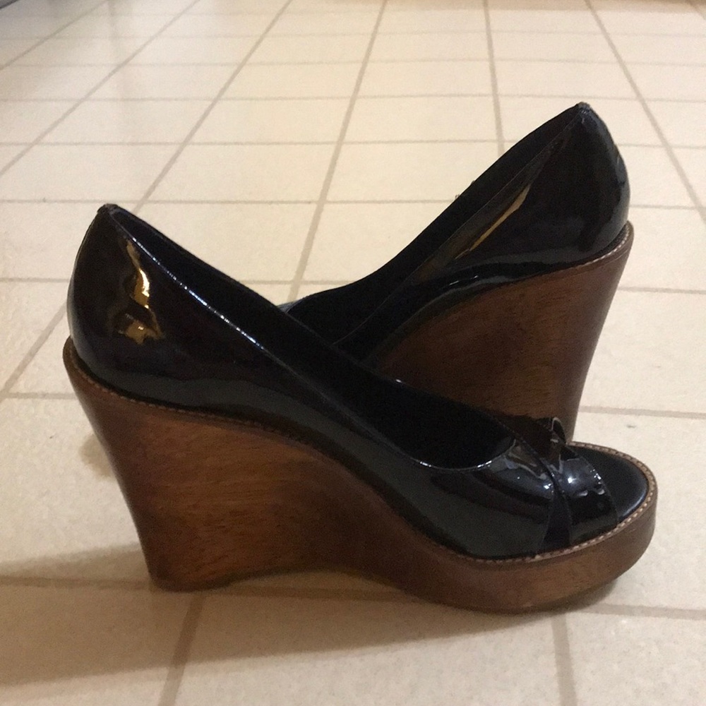 Glossy Black Shoes